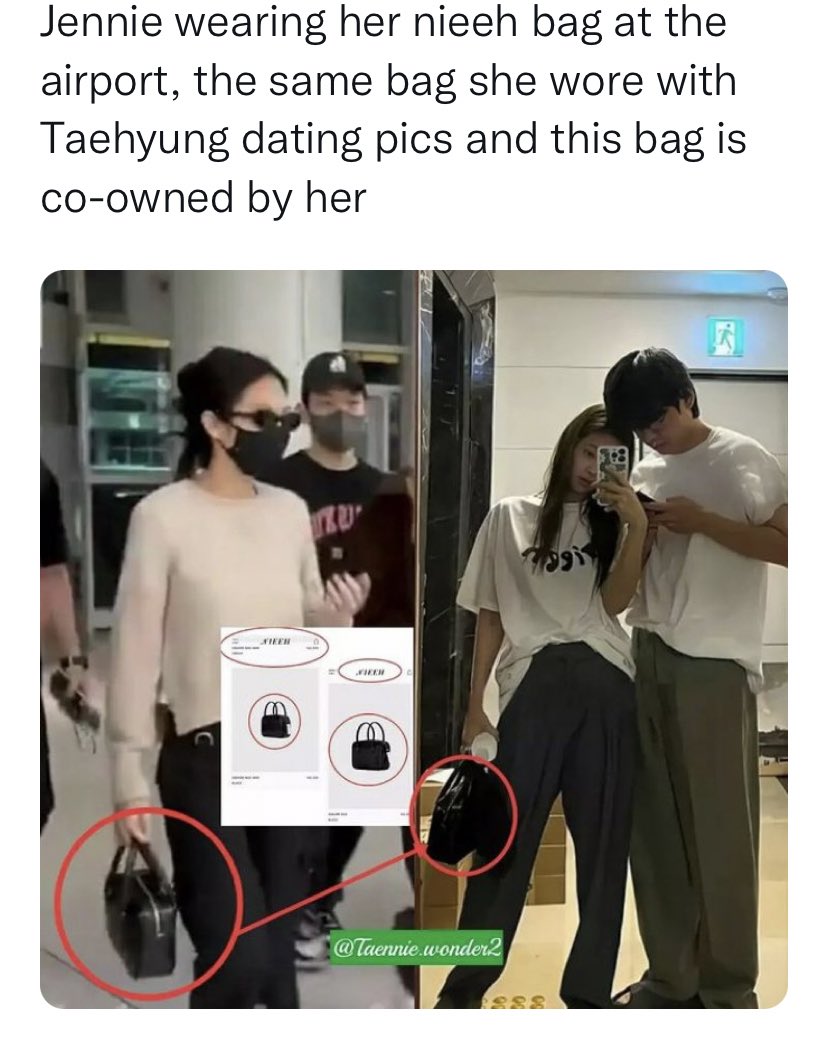 vantesvitch's tweet photo. And y'all still can't move on with that follow when Taehyung already said it was accident, but this? Jennie minding her own business? Once could be coincidence but 4 and 5 times? 🤡🤡 https://t.co/Y04ptlMnS0