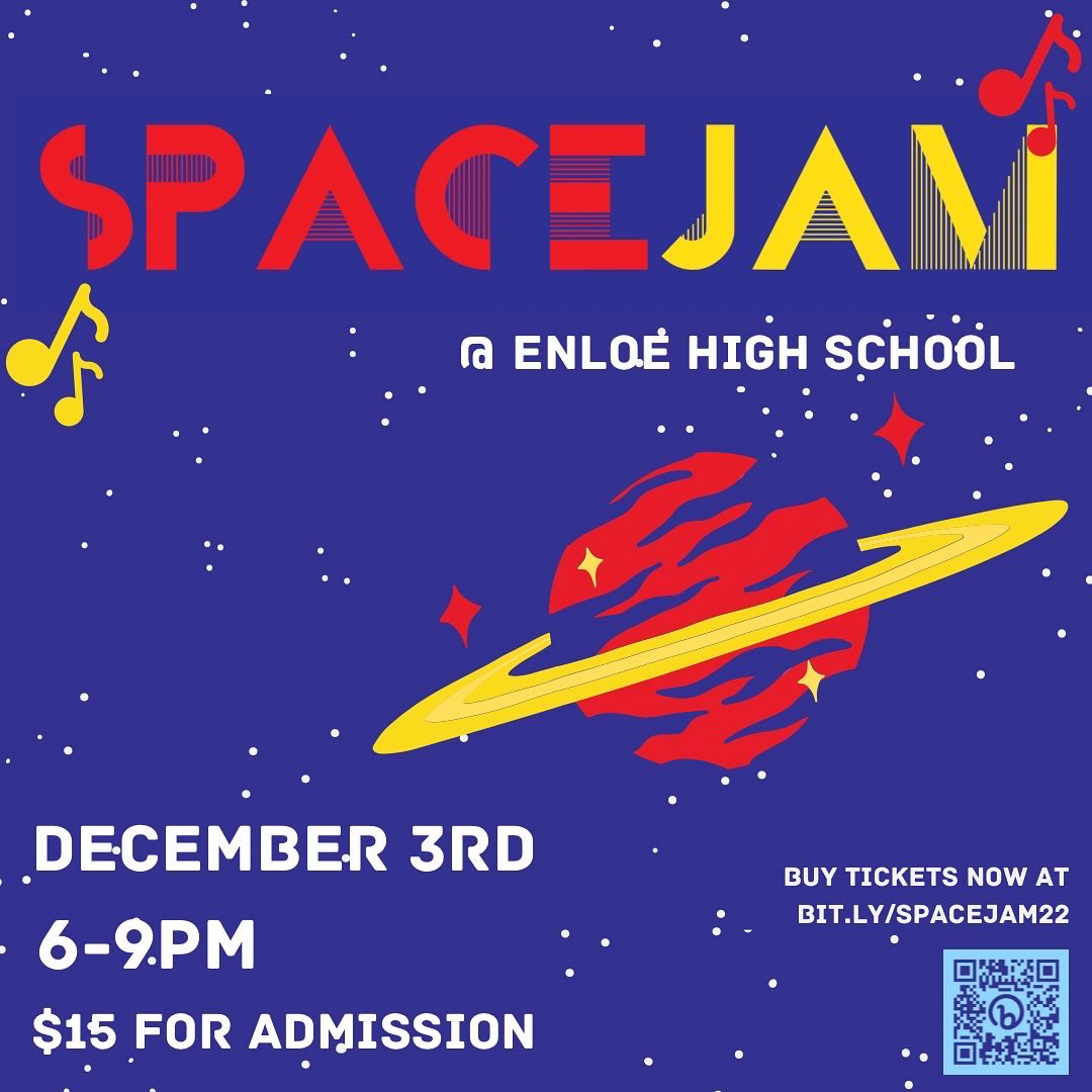 EHSCharityBall's tweet photo. SPACE JAM IS BACK‼️‼️
To hype everyone up for Charity Ball, a collection of high school bands will be performing at Enloe on December 3! TICKETS ARE ON SALE NOW THROUGH THE LINK IN OUT BIO‼️☄️🪐🚀🎶🎸

https://t.co/1HROxfmpSE https://t.co/NCi97RO01K