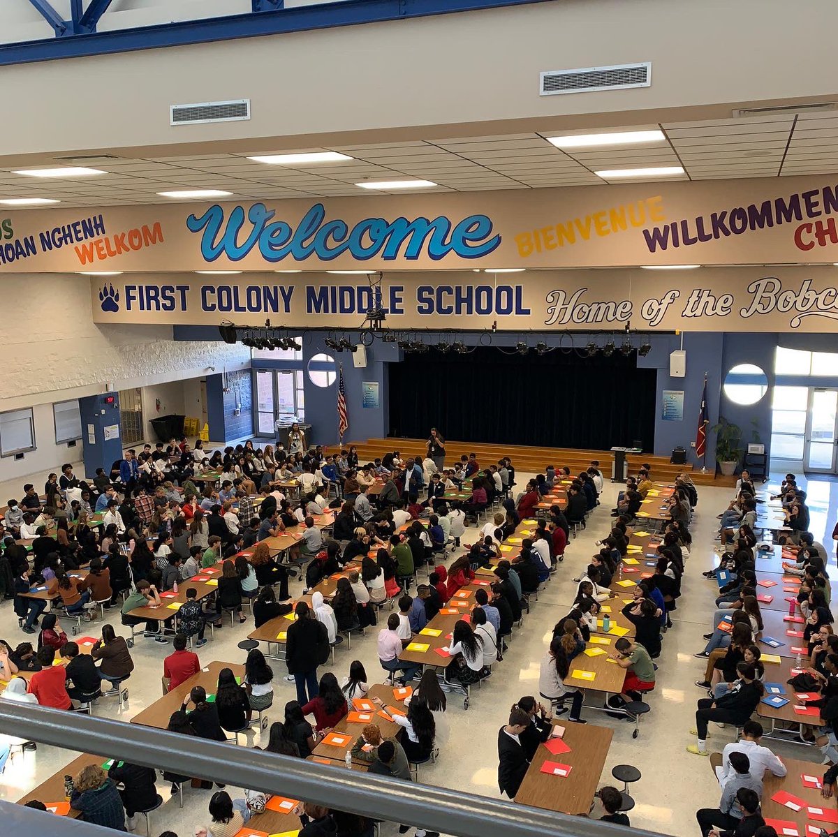 First Colony Middle School on Twitter "When former Bobcats come back