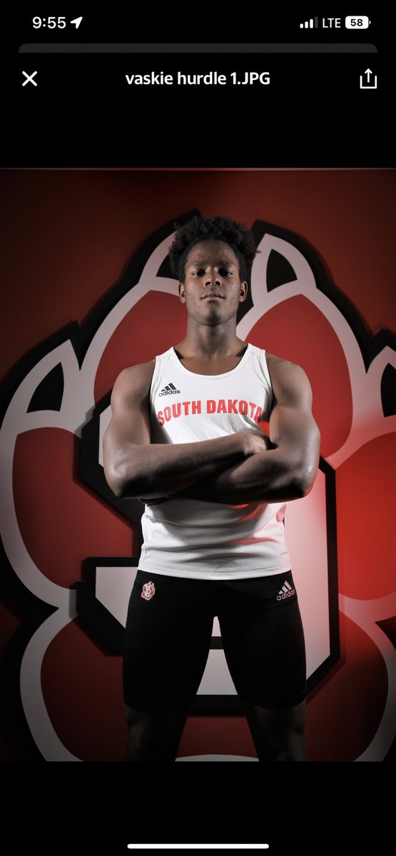 Very excited to announce that I will be continuing my athletic and academic career at The University of South Dakota! #GoYotes