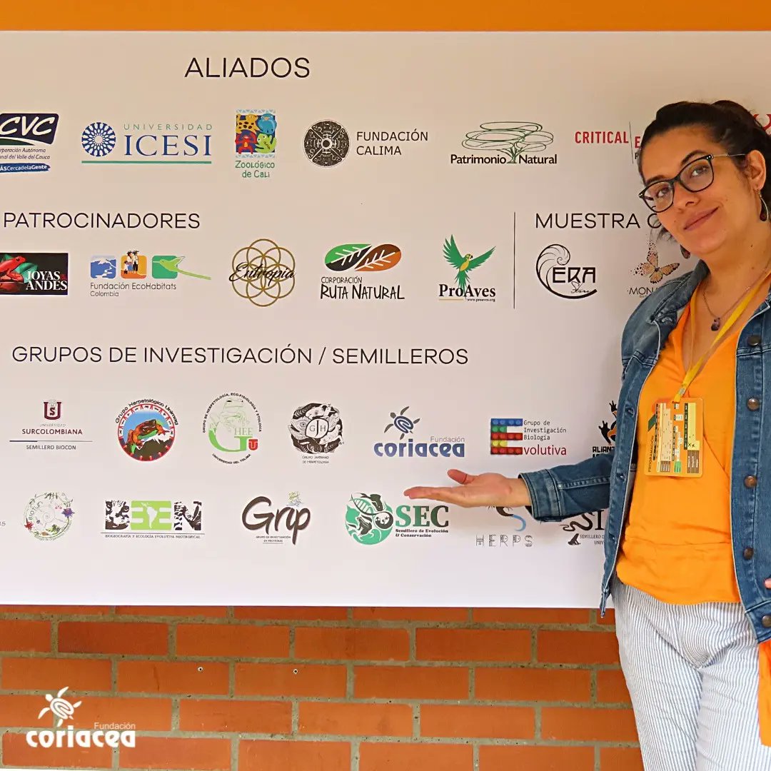 funcoriacea's tweet photo. #TBT2022 | Recuerdos de nuestra maratónica participación en el 3 Congreso Colombiano de Herpetología #3CCH, organizado por la @ACHerpetos del 31 de julio al 5 de agosto de 2022 en la @icesi en Cali. Estuvimos representados por nuestra directora Amalia María Cano-Castaño @amccol https://t.co/P9v2B3JrJh