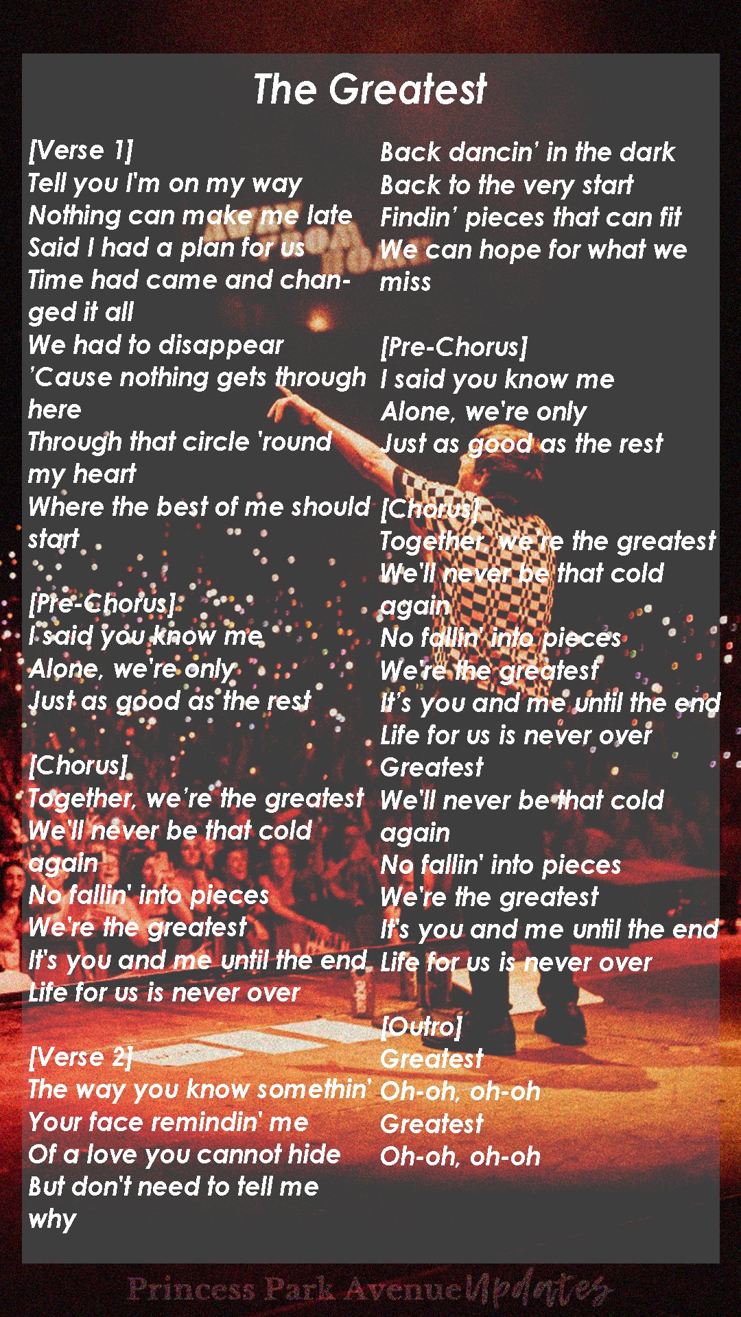 Princess Park Avenue Updates on Twitter "The Greatest 💥 https//t.co