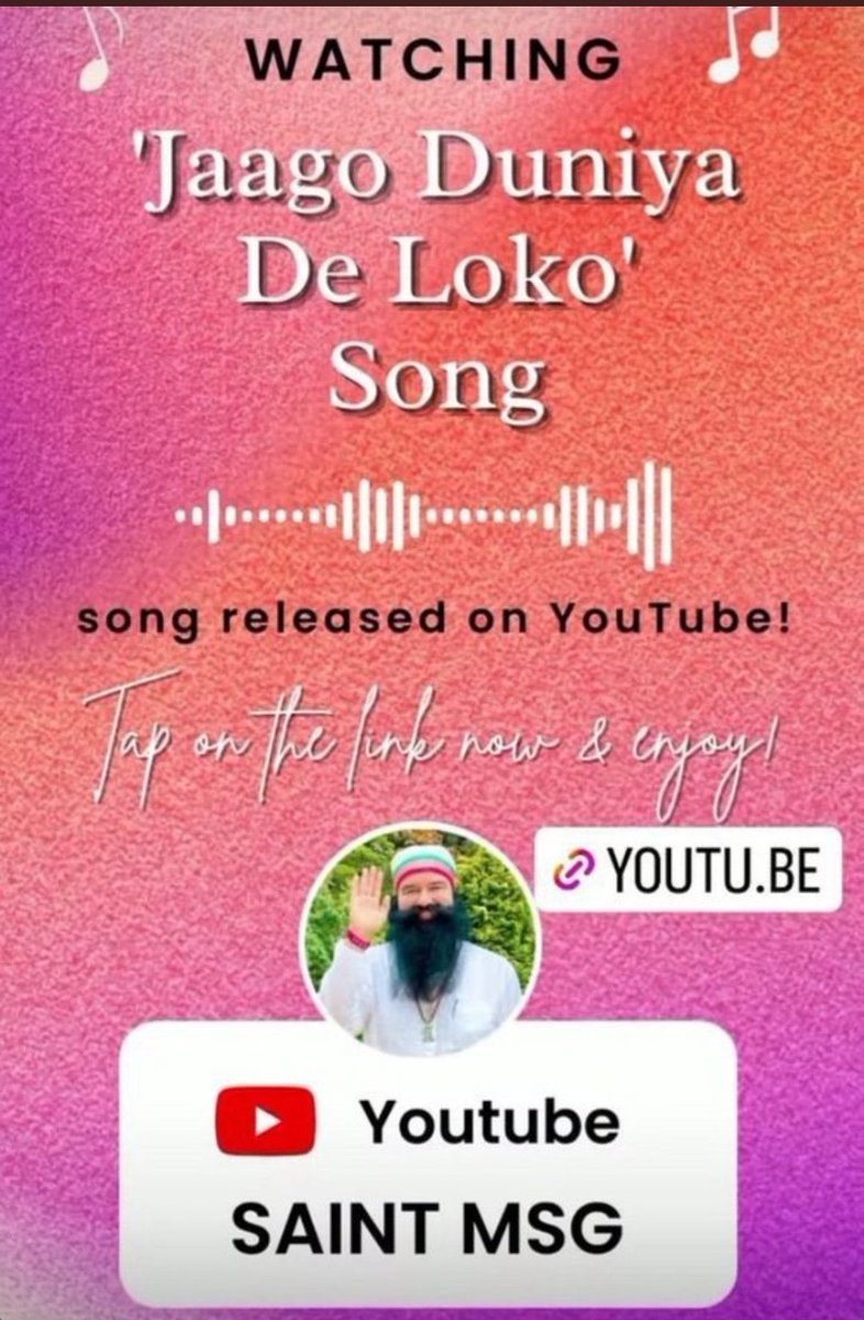 Raman60322743's tweet photo. Youths are seriously engaging in drug and substance abuse posing a threat to the future generation. The song #JaagoDuniyaDeLoko sung by Saint Gurmeet Ram Rahim Singh Ji Insan motivates people to pull out the roots of drugs.
#WakeUpYouth https://t.co/ccdjsAPBjo