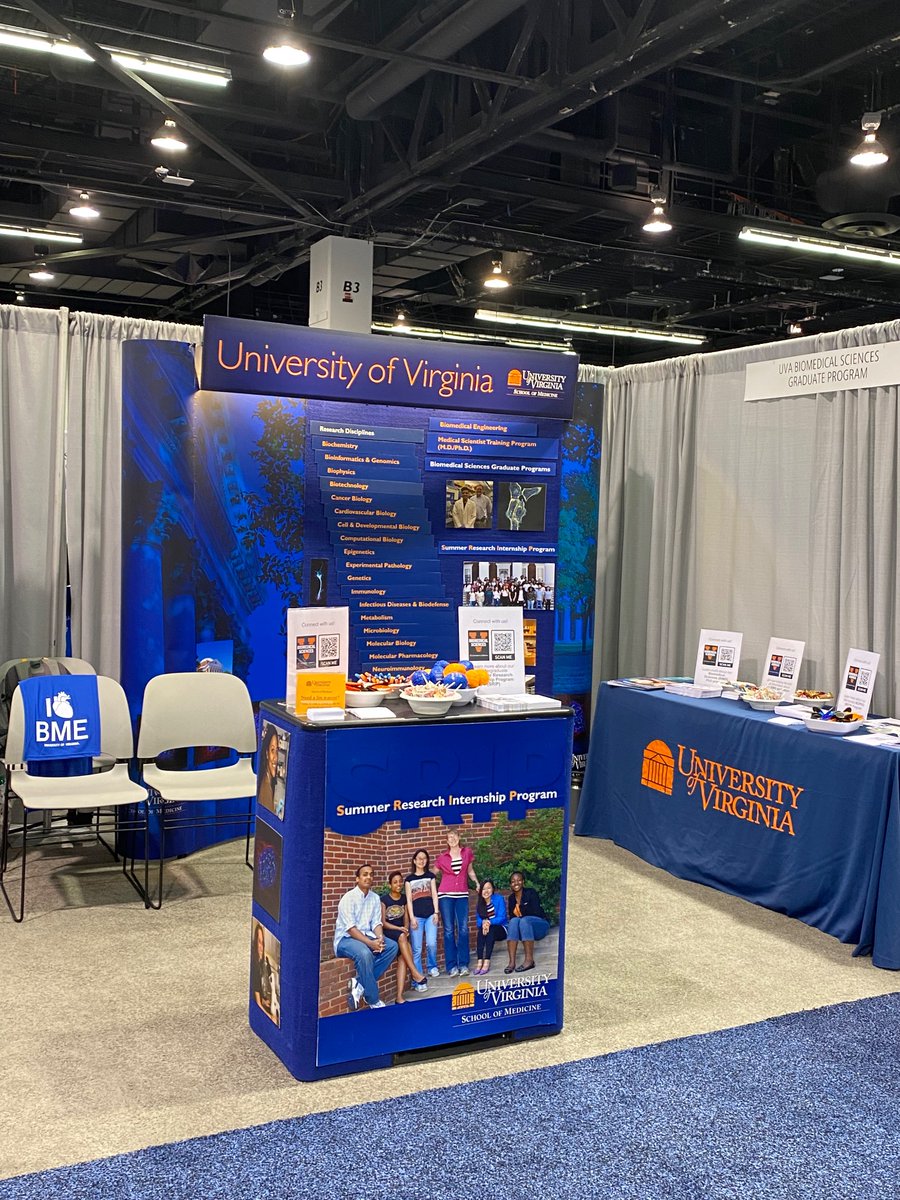 UVA is in the buildinggggg <a href="/ABRCMS/">ABRCMS</a> Please stop by our booth #527 to learn about our MD/PhD program, Biomedical Sciences, PhD program and Summer Research Opportunities!!! Fee waivers available!