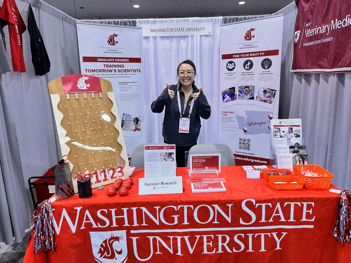 #ABRCMS2022 is all systems go! Come visit <a href="/ginnyipark/">ginnyipark</a> and I at our booth (476) to learn about why you should join a <a href="/WSU_Grad_Neuro/">WSU Neuroscience Graduate Program</a> program in <a href="/WSUvetmed/">WSUVETMED</a>