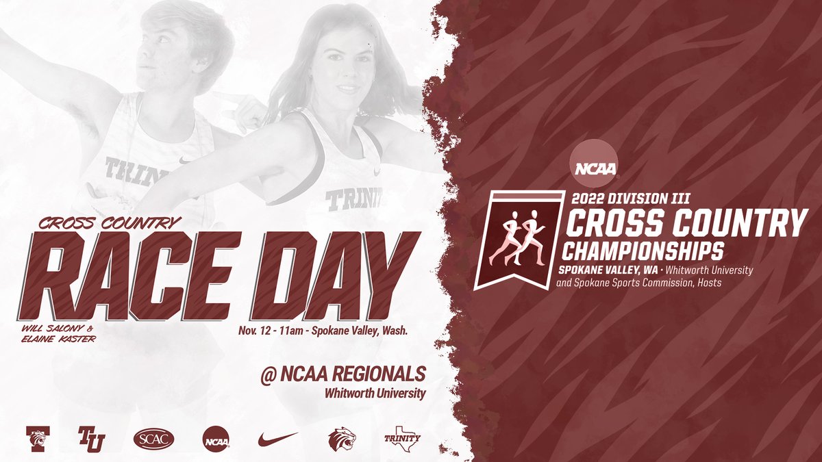TrinityUTigers's tweet photo. Countdown to NCAA Regionals starts now! @trinityxctf will be on the course TOMORROW in Washington! #TigerPride #NCAAxc #RegionX

📰: https://t.co/TyGK6rbgpl
📈: https://t.co/KSHcOuwIdb https://t.co/s6BmeimtLZ