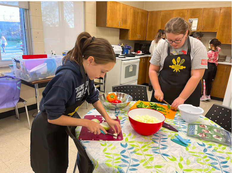 You're the Chef program <a href="/HetheringtonPS/">Hetherington School</a>
 is off to a great start! We are learning lots of cooking techniques and food safety skills. Our students invited Mr. Magone and Mr. Toldo to taste the delicious 
Southwest Vegetable Quesadillas <a href="/TheWECHU/">WEC Health Unit</a> <a href="/gecdsbpro/">GECDSB PR</a> <a href="/ChampagneMrs/">Mrs. Champagne</a>
