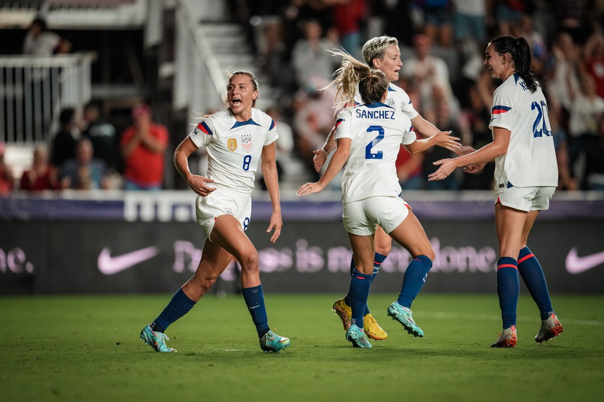 U.S. Women's National Soccer Team on X: We'll see 👉 𝗬𝗢𝗨 👈 tonight for  #USWNTClassics and our 2018 Tournament of Nations match against Brazil!  Streaming on , Twitter, Facebook and  at