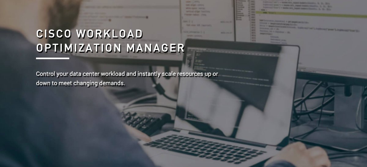 CISCO WORKLOAD OPTIMIZATION MANAGER - Control your data center workload and instantly scale resources up or down to meet changing demands. Make manual processes a thing of the past. 
#infrastructure #cloud #workload #enterprise #database #resources #cisco
linkedin.com/feed/update/ur…