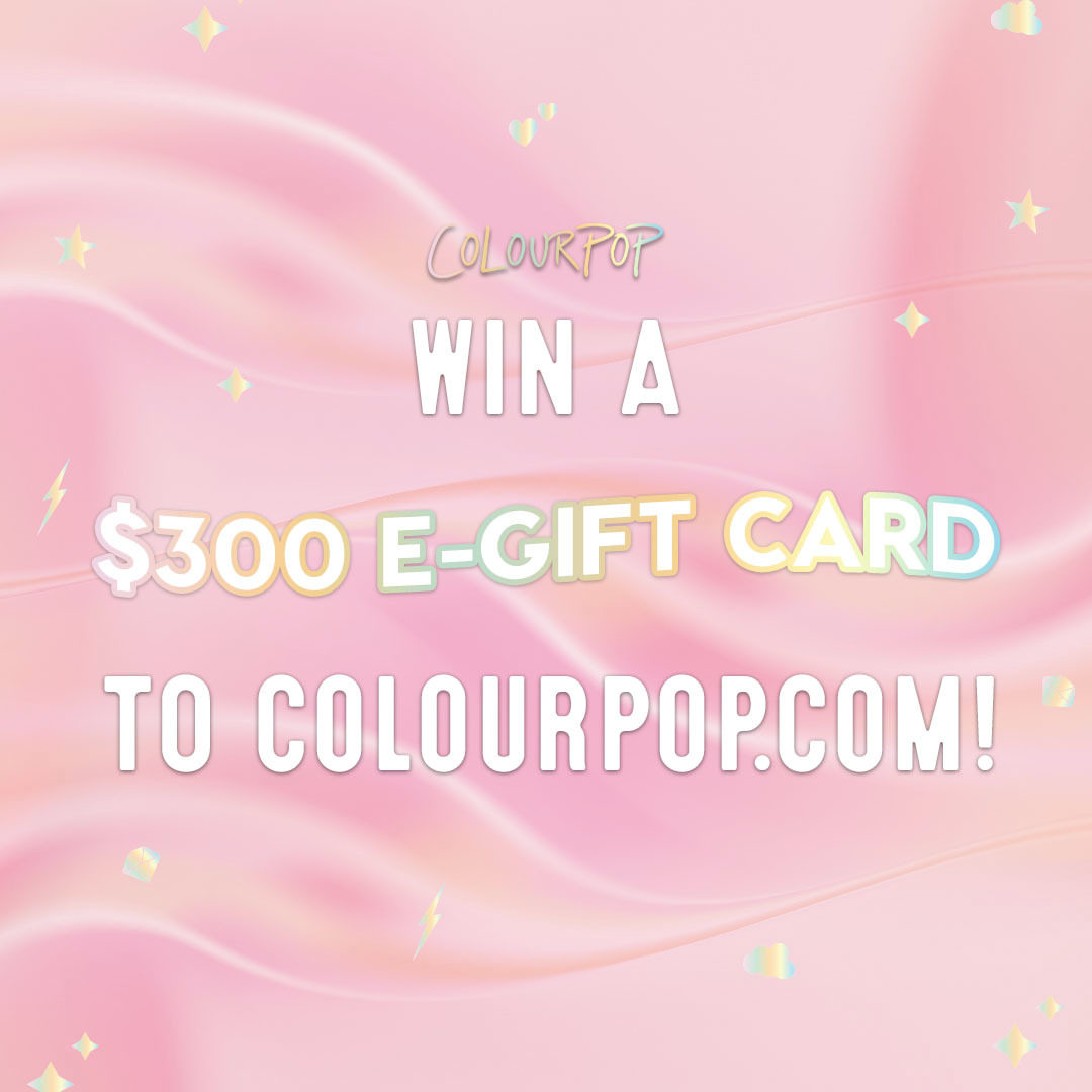 #SURPRISEGIVEAWAY 'tis the season to give back! 🎄🎉 TEN lucky ColourPop fans will receive a $300 e-gift card to colourpop.com! 🥳

HOW TO ENTER👇
✨ Follow us!
✨ Like & RT
✨ Tag your bestie in the replies!