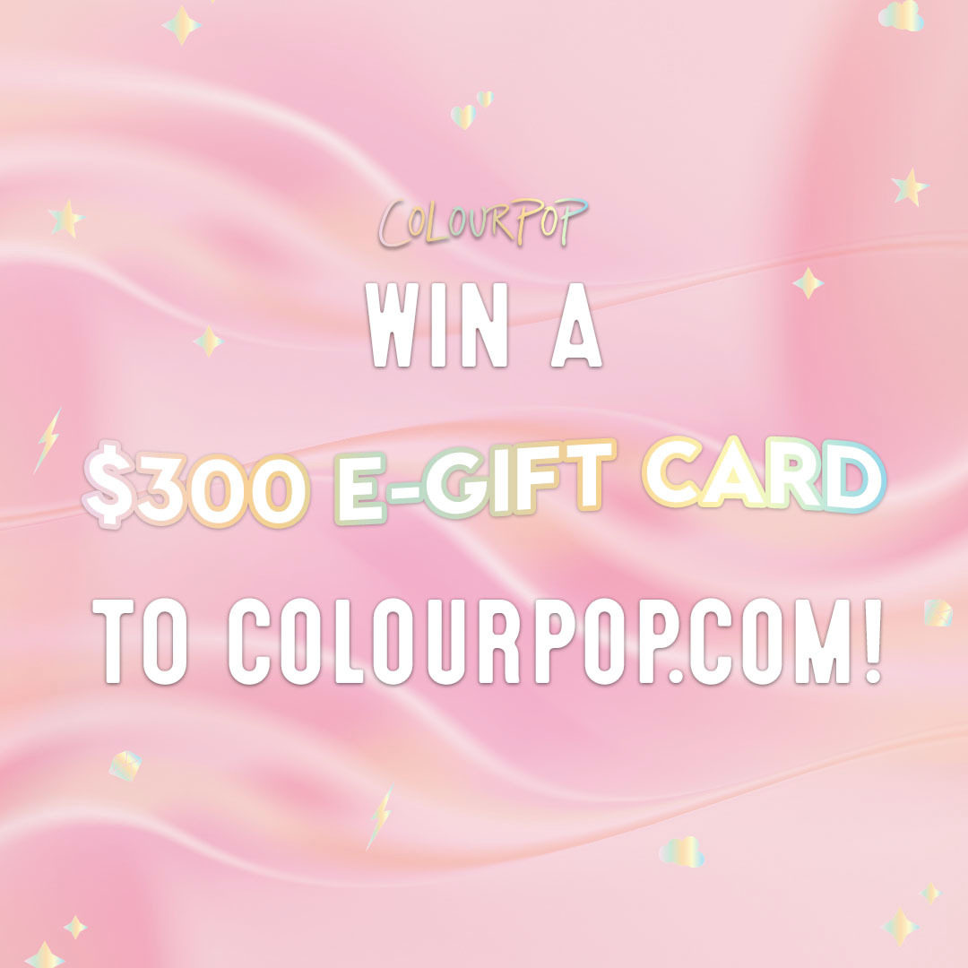 Colourpop Cosmetics On Twitter: #Surprisegiveaway 'Tis The Season To Give  Back! 🎄🎉 Ten Lucky Colourpop Fans Will Receive A $300 E-Gift Card To  Https://T.co/5C9dbsihpn! 🥳 How To Enter👇 ✨ Follow Us! ✨