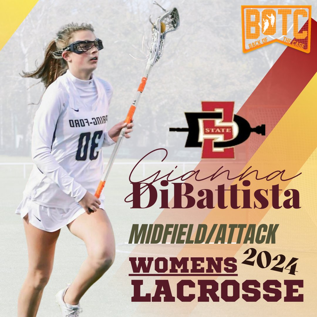 BackOfTheCage's tweet photo. .@CBLaxers Girls' Recruit: Spring Ford High School (PA) 2024 Mid, Attack Gianna DiBattista of @phantastixlax Commits to San Diego State University, Women's D1 #aztecs

https://t.co/dR2DUwJ4a0

#BackOfTheCage #SpringFordHighSchool #PhantastixLacrosseClub #SanDiegoStateUniversity https://t.co/KoVp7YLsk6
