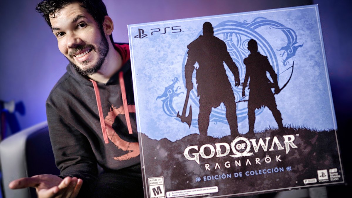 MaxMRM_Gameplay's tweet photo. Ontem estive no evento de lançamento de God of War Ragnarok a convite da @PlayStation_BR (a qual eu agradeço). O evento foi sensacional! E hj, ao chegar em casa, fui recebido com a EDIÇÃO DE COLECIONADOR do game. Segue mais detalhes e o unboxing:
https://t.co/I3F2snNVTs https://t.co/2W0EKeNMkI