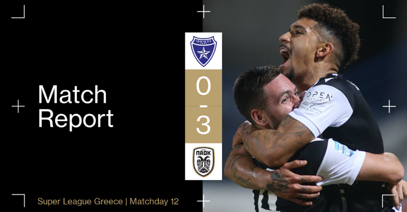 PAOK_FC's tweet photo. To #MatchReport της νίκης επί του Ιωνικού από το https://t.co/8645bAjjOM #IONPAOK #slgr