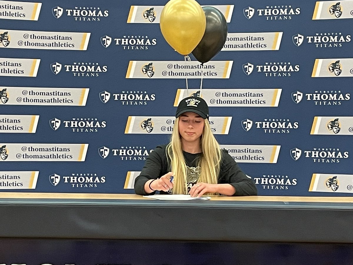 ThomasAthletics's tweet photo. Congratulations to Kolbi S. As she has decided to continue her academics and athletics (Lacrosse) at Bryant University 
@ThomasAthletics 
@WCSDProud @BryantWLax https://t.co/29o9ncaaRk