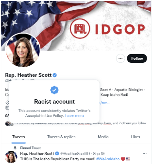 IDFreedom2's tweet photo. Looks like #TwittterBlue verification got this account badge correct. #ipdol https://t.co/qOXdiWMEsU