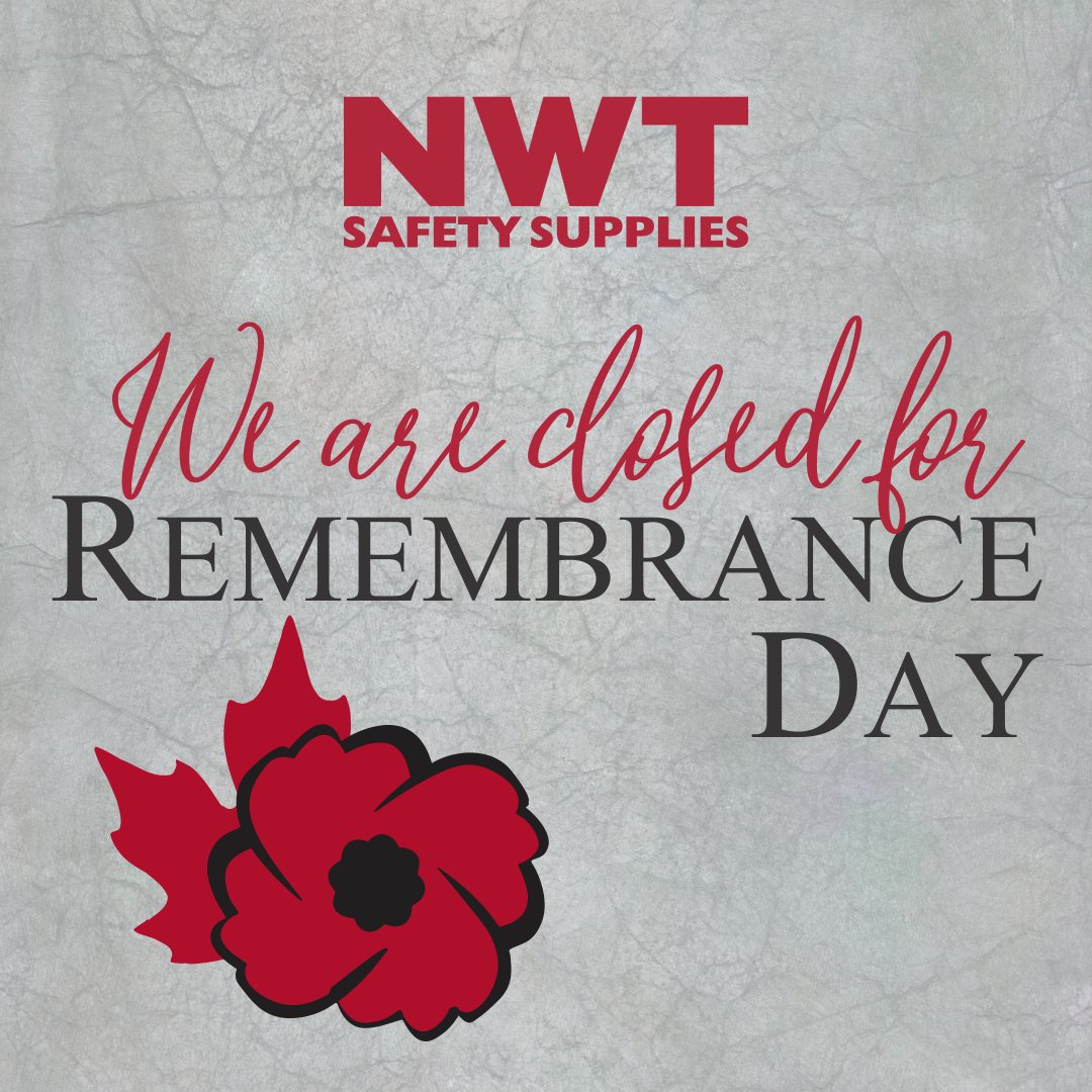 NWTSafety's tweet photo. Our offices will be close November 11. We will reopen November 14. https://t.co/4QbD4qVpMA