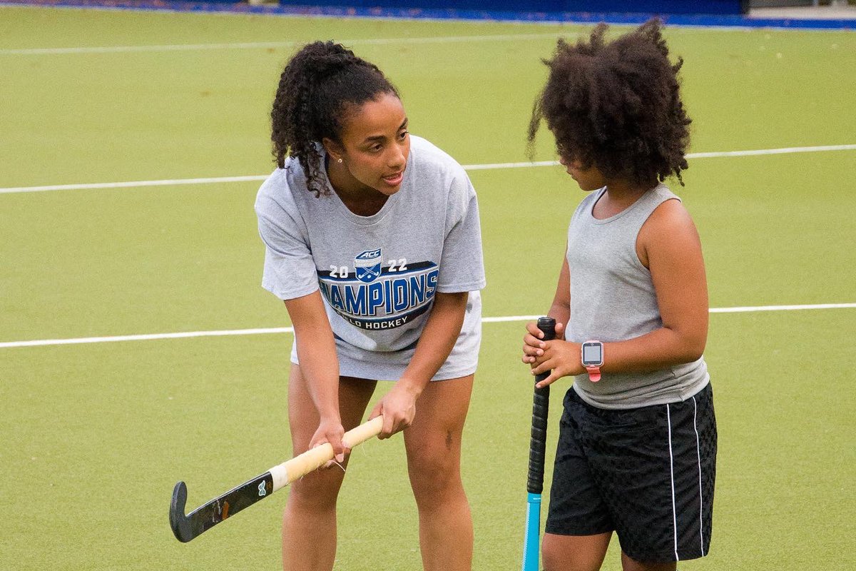 BeyondOurGame's tweet photo. Beyond Our Game hosted our first diversity field hockey clinic! It was incredible to see a field hockey field with young women from so many unique backgrounds excited to learn about the game that we love! Check out our feature in @dailytarheel &amp; A BIG thank you to @UNCFieldHockey https://t.co/w8d5zEY2SJ