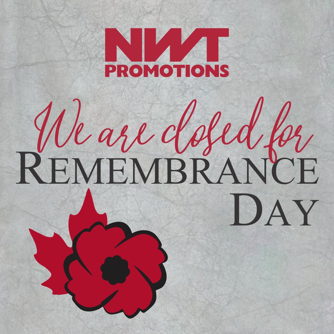 Our office will be close November 11. We will reopen November 14.