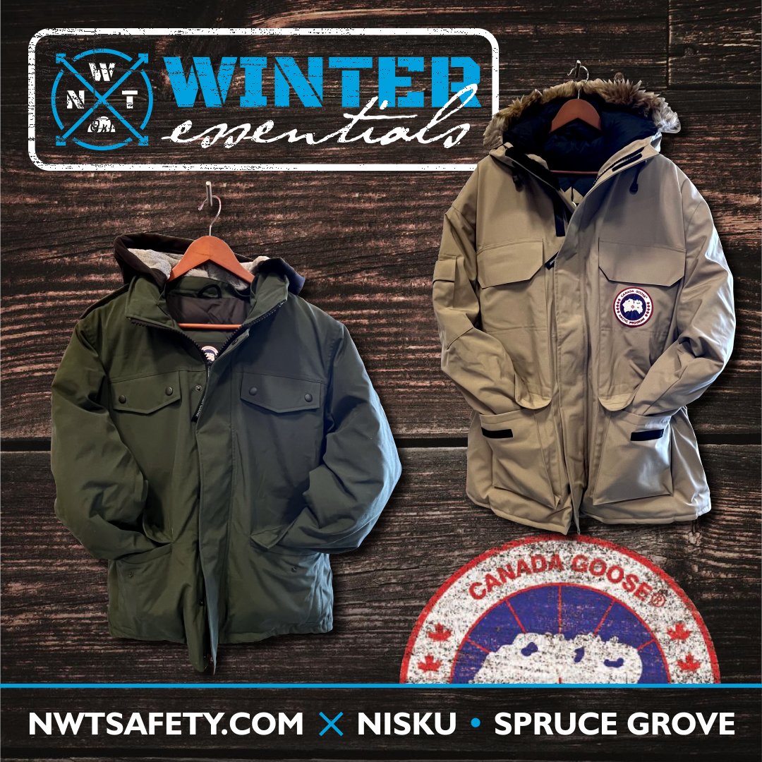 NWTSafety's tweet photo. If staying warm in winter is essential, we have the Canada Goose Winter Parkas for you.
#SpruceGrove #Nisku #Parkas https://t.co/em3h8KYs9W