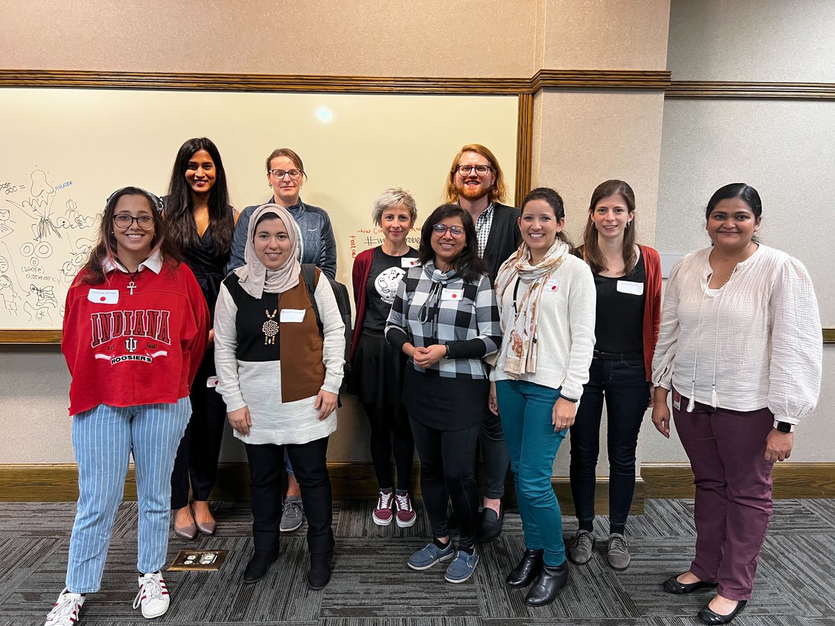 Postdoctoral Association IUB (@postdocsiub) on Twitter photo Thank you to all our main organizer <a href="/planetmicroeco/">Canan Karakoç</a> and #PAIUB board members for making this event possible and to you amazing speakers for sharing their experience as #Postdocs!
@ShyamRaji <a href="/RamyaEnganti/">Ramya Enganti</a> @Madhuli35115334 <a href="/DSE_chaser/">Michaela Dvořáková</a> <a href="/QueeriousSTEM/">Dr. John McMullen (they/he) 🏳️🌈</a> <a href="/AleCarmichael/">Alessandra Carmichael-Martins</a> @clarulette Thank you to all our main organizer <a href="/planetmicroeco/">Canan Karakoç</a> and #PAIUB board members for making this event possible and to you amazing speakers for sharing their experience as #Postdocs!
@ShyamRaji <a href="/RamyaEnganti/">Ramya Enganti</a> @Madhuli35115334 <a href="/DSE_chaser/">Michaela Dvořáková</a> <a href="/QueeriousSTEM/">Dr. John McMullen (they/he) 🏳️🌈</a> <a href="/AleCarmichael/">Alessandra Carmichael-Martins</a> @clarulette