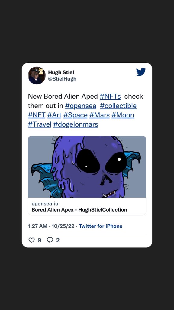 New Bored Alien Apes #OpenSea #collectil