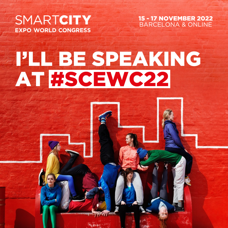 #EnergieKnip on stage at the Smart City Expo World Congress #SCEWC22  About how we used a sustainable smart currency (developed within #Interreg, based on #IOTA) in <a href="/GemeenteEmmen/">Gemeente Emmen</a>  and <a href="/RegioParkstad/">Parkstad Limburg</a> to improve the energy efficiency of homes. Join me in Barcelona on Tuesday 15:30