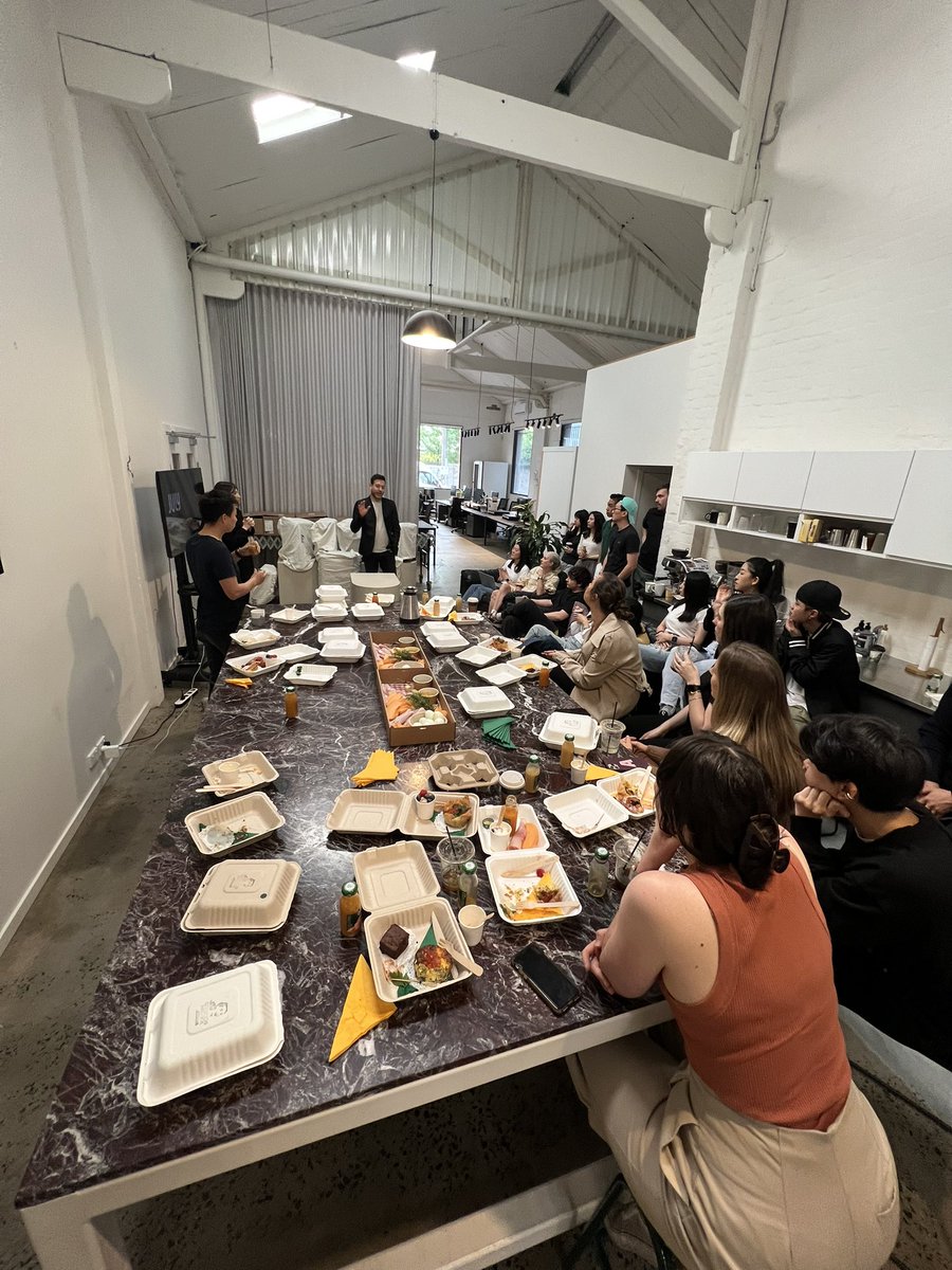 The <a href="/July/">July</a> team product breakfast! New products, new ideas, full team involvement from every department. I love these guys.