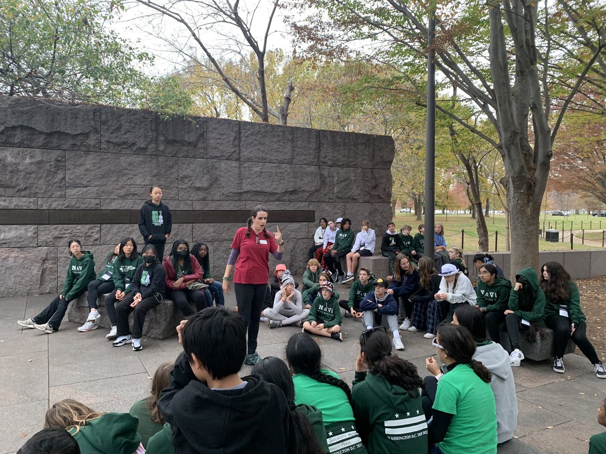 Mr_Beltran_NMS's tweet photo. Bus 2 touring the FDR Memorial #NoviDC22 @CoachSinawi @bobbiemurph https://t.co/zqczhi5kXF
