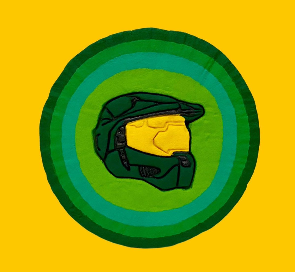 PlaywithEthanT1's tweet photo. Loving how this turned out!🤗💚 @HorizonGroupUSA @Halo #halo #HaloInfinite #crafts #DIY #art #HGUHappyMail #kids https://t.co/x1j381f4GU