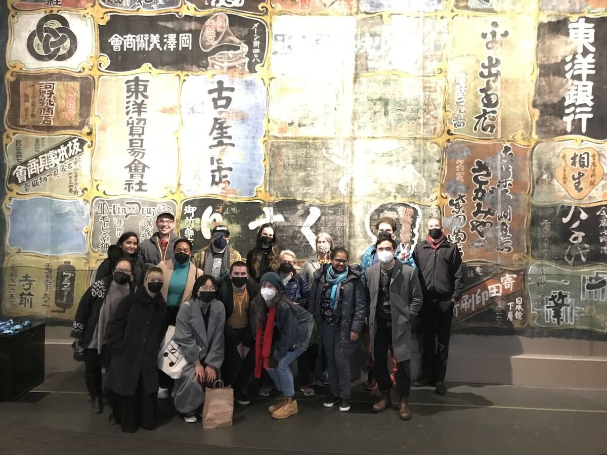 MuseumAnth's tweet photo. Scenes from yesterday's inaugural Ivan Karp Workshop in Museum Anthropology at the Wing Luke Museum in Seattle! The Noodle Slurp tour was fabulous! Stay tuned for more...
#Museumanth #IvanKarpWorkshop #AAA2022 https://t.co/KjU5M1JQxA
