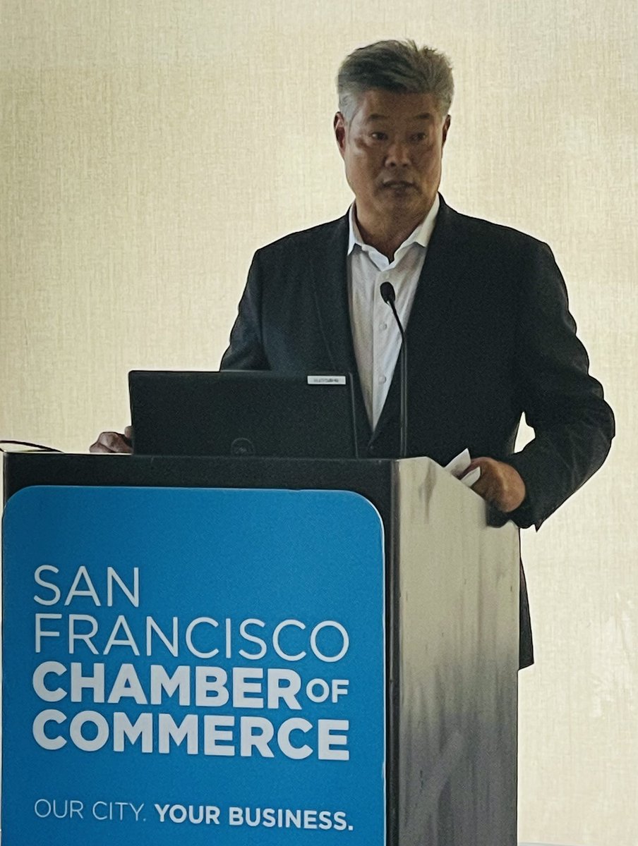 Make no mistake: it’s all about leadership. Under @rodneyfong, the @SF_Chamber has grown, thrived & increased its impact & importance to SF’s business community since the onset of COVID. Proud to be at the SF Chamber retreat @FairmontSF.
#IloveSF #onlyinsf #ourcityyourbusiness