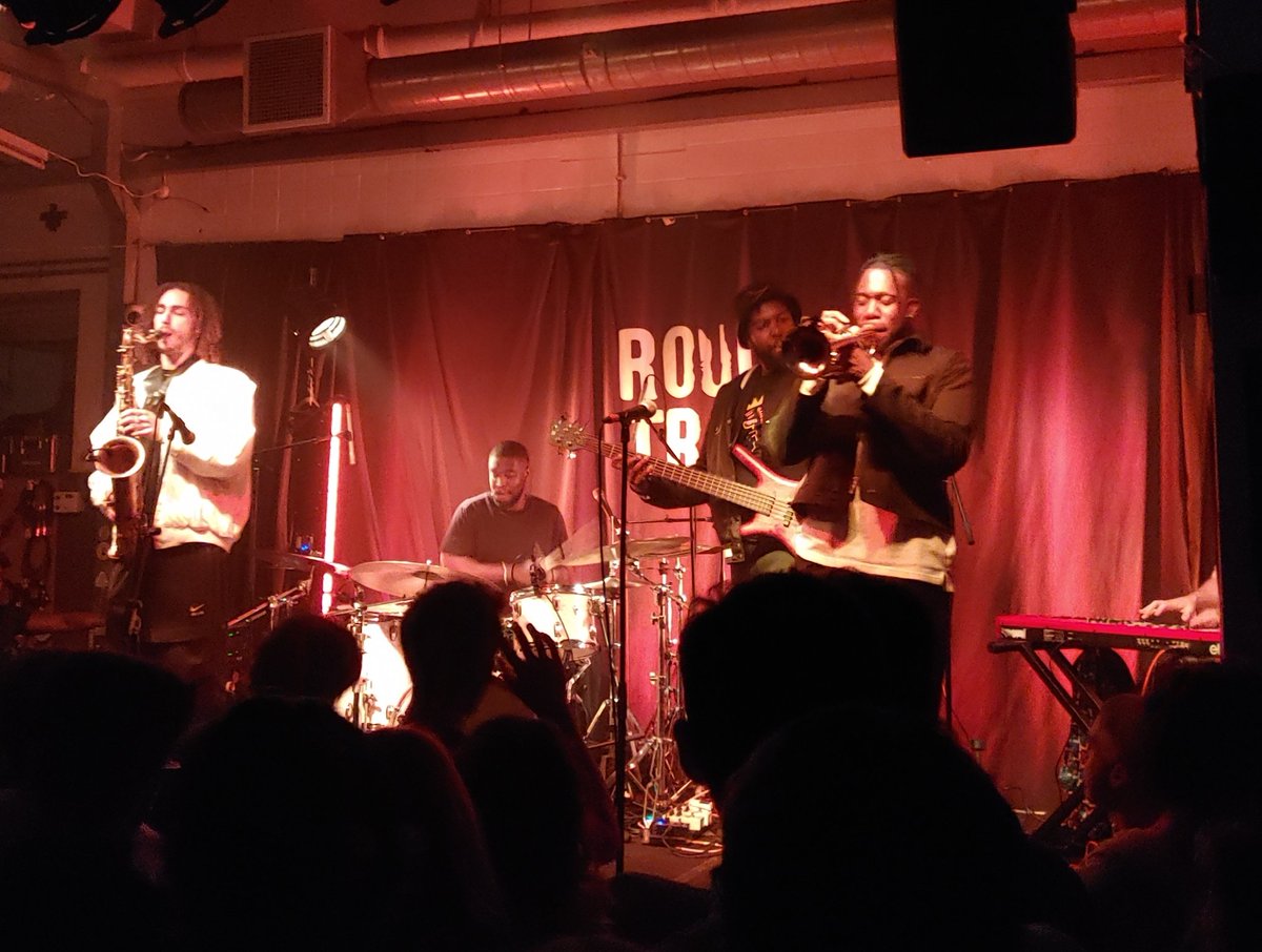 BoysKeepSwingin's tweet photo. What a performance from @EzraCollective at rough trade tonight, so much energy and so genuine. 'Where I'm Meant To Be' sounding fantastic, it's going straight on Absolutely brilliant
#ezracollective #cantwaitforbrixton23
#whereimmeanttobe #roughtradeeast https://t.co/8upj5tidh1