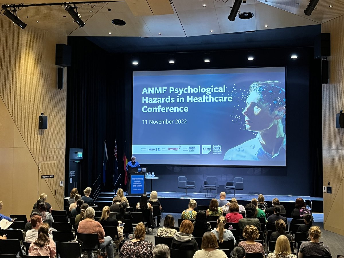 Simone Sheridan (@sim_sheridan) on Twitter photo So excited to be representing <a href="/TheRMH/">The Royal Melbourne Hospital</a> to speak about sexual safety in nursing at the <a href="/anmfvic/">ANMF (Vic Branch)</a> Psychological Hazards in Healthcare Conference.
@HESTASuper <a href="/WorkSafe_Vic/">WorkSafe Victoria</a> #sexualharassment #nursing #callitout So excited to be representing <a href="/TheRMH/">The Royal Melbourne Hospital</a> to speak about sexual safety in nursing at the <a href="/anmfvic/">ANMF (Vic Branch)</a> Psychological Hazards in Healthcare Conference.
@HESTASuper <a href="/WorkSafe_Vic/">WorkSafe Victoria</a> #sexualharassment #nursing #callitout