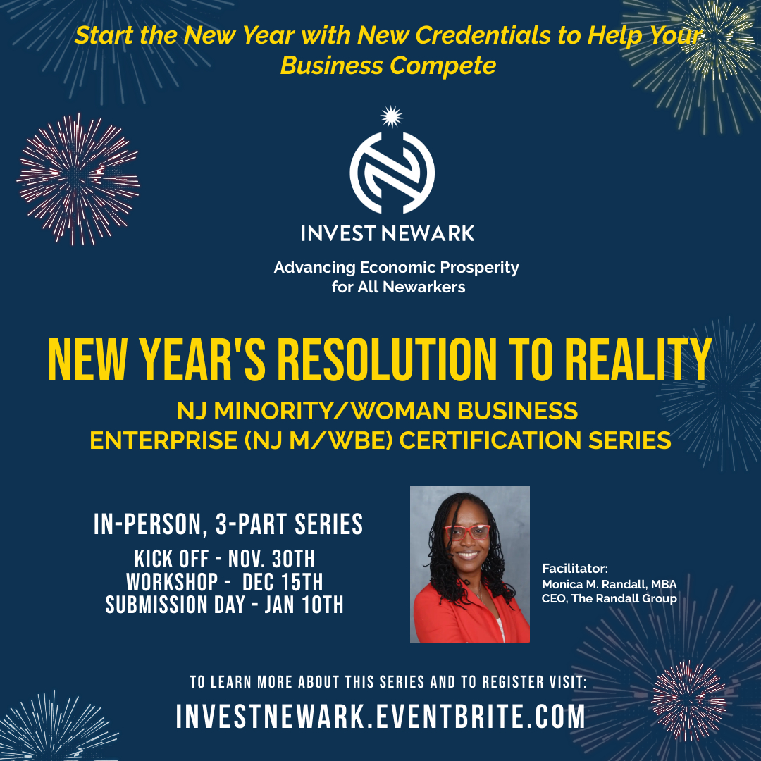 Turn Your New Year's Resolution into a Reality. #Biz #NewarkNJ #Entrepreneur #NJ #NJMWBE #MWBE …arsresolutiontoreality.eventbrite.com