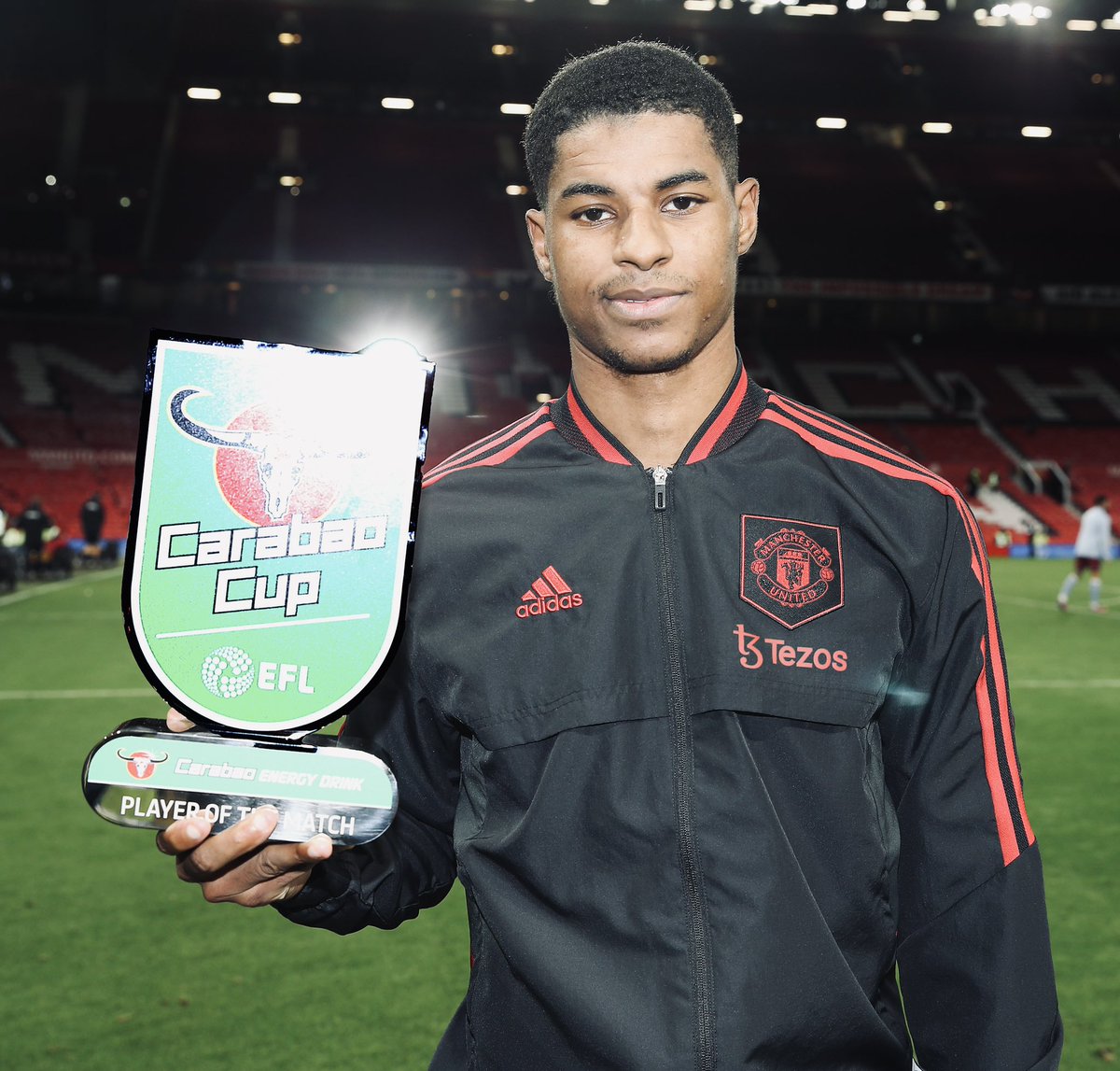Tonight’s #CarabaoCup Man of the Match: <a href="/MarcusRashford/">MR14</a> 👏 

#MUFC