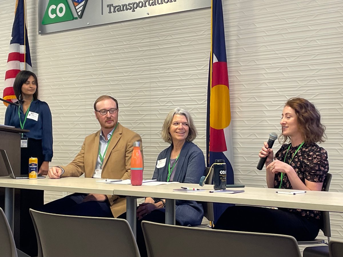 BTransportC's tweet photo. The 2022 #TransportationDemandManagement (TDM) Conference was a success! At Boulder Transportation Connections, we were thrilled to be a part of three sessions. Thank you to all who attended! @ColoradoDOT @ACTNational #CommuteSmarter https://t.co/46TZHef70b