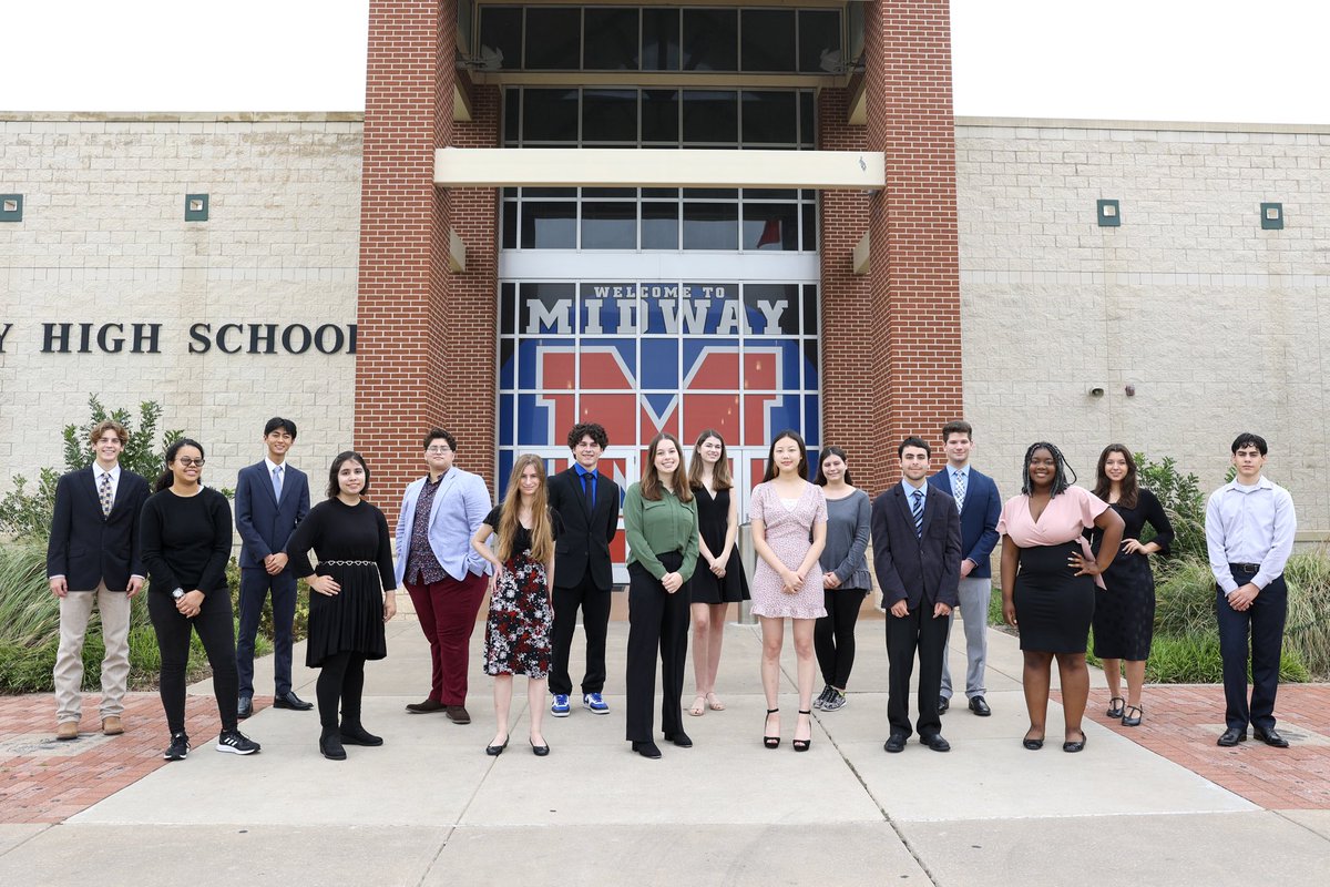 🎉 Midway reached record National Merit numbers this year with 17 recognitions! Join us in congratulating this outstanding group of <a href="/MidwayHS/">Midway High School</a> students! 👏👏

This record number includes four Semifinalists who scored in the top 1% in the nation. trst.in/vetKah