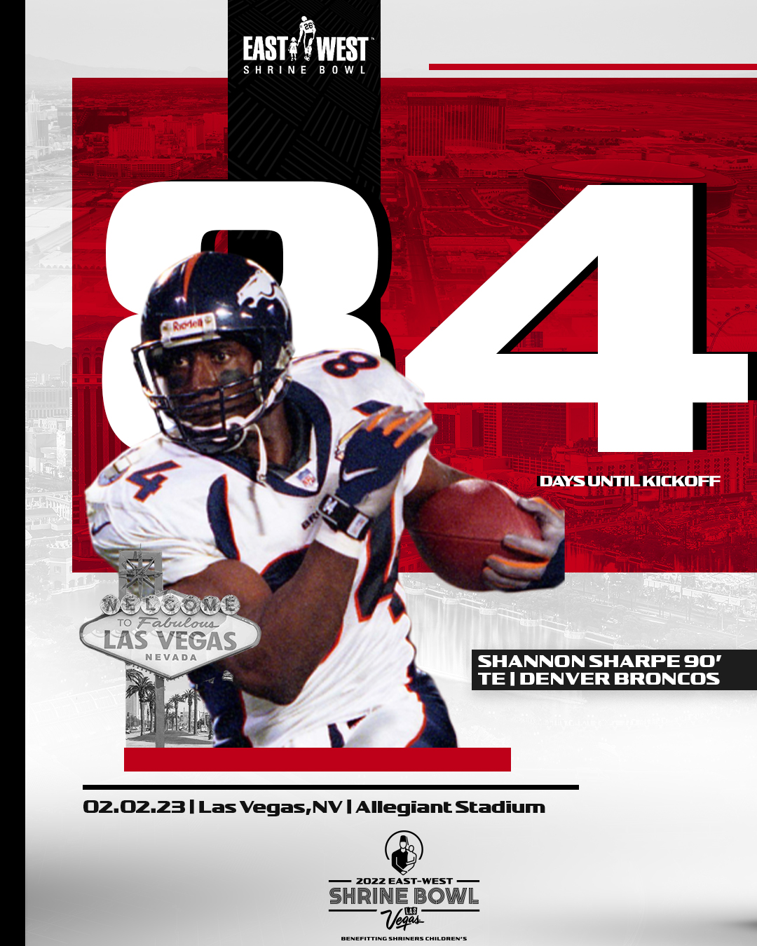 EastWest Shrine Bowl on Twitter "Join us in 8⃣4⃣ days at Allegiant