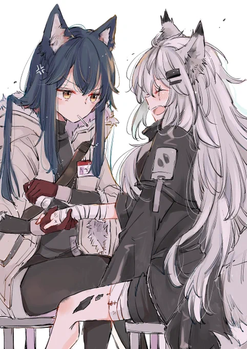 「わざとケガをしてくるな…」テキサス&amp;ラップランド#アークナイツ 
