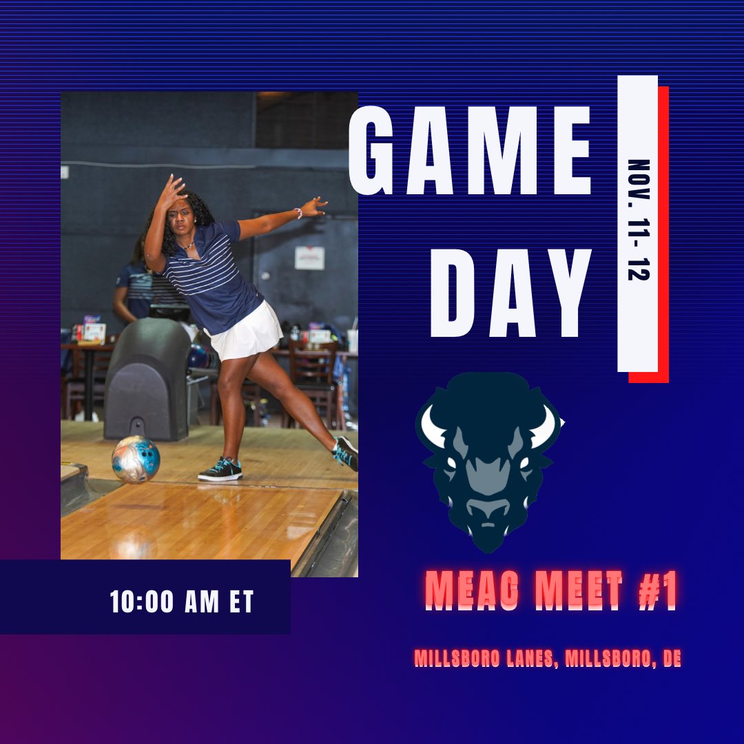 hubisonbowl's tweet photo. Good luck to our Lady Bison as they compete in the 1st MEAC meet of the season! πβ€οΈπ³#bisonstrikeback #meacbwl #hubisonsports https://t.co/KezJvIspb0
