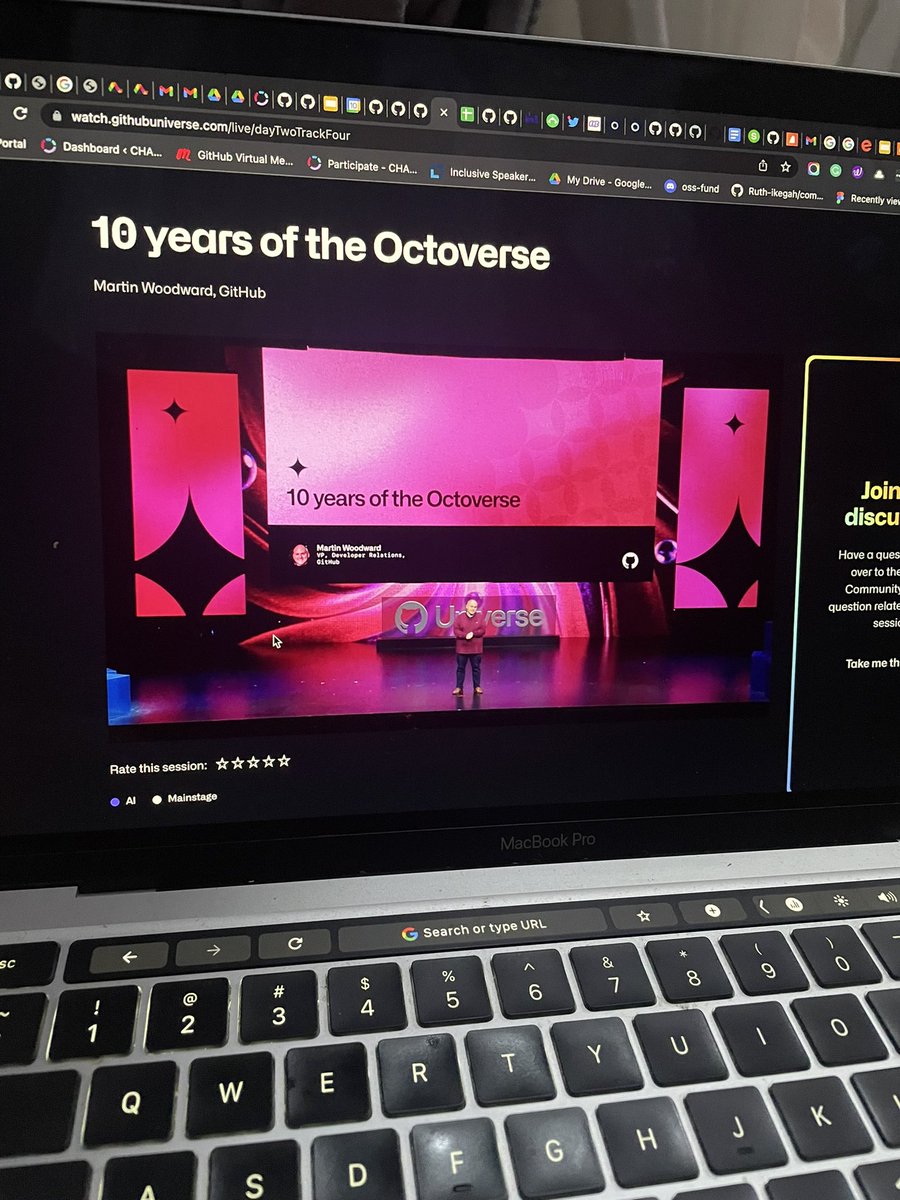 IkegahRuth's tweet image. Happy 10 years to Octoverse Report 🤩🍾
#githubuniverse2022