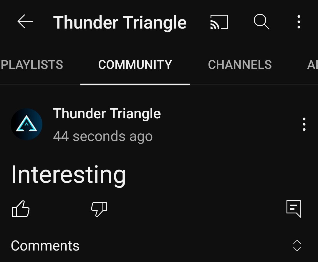 ThunderTriangIe's tweet photo. Weirdest thing to happen to this channel https://t.co/LwHYmnKcpO
