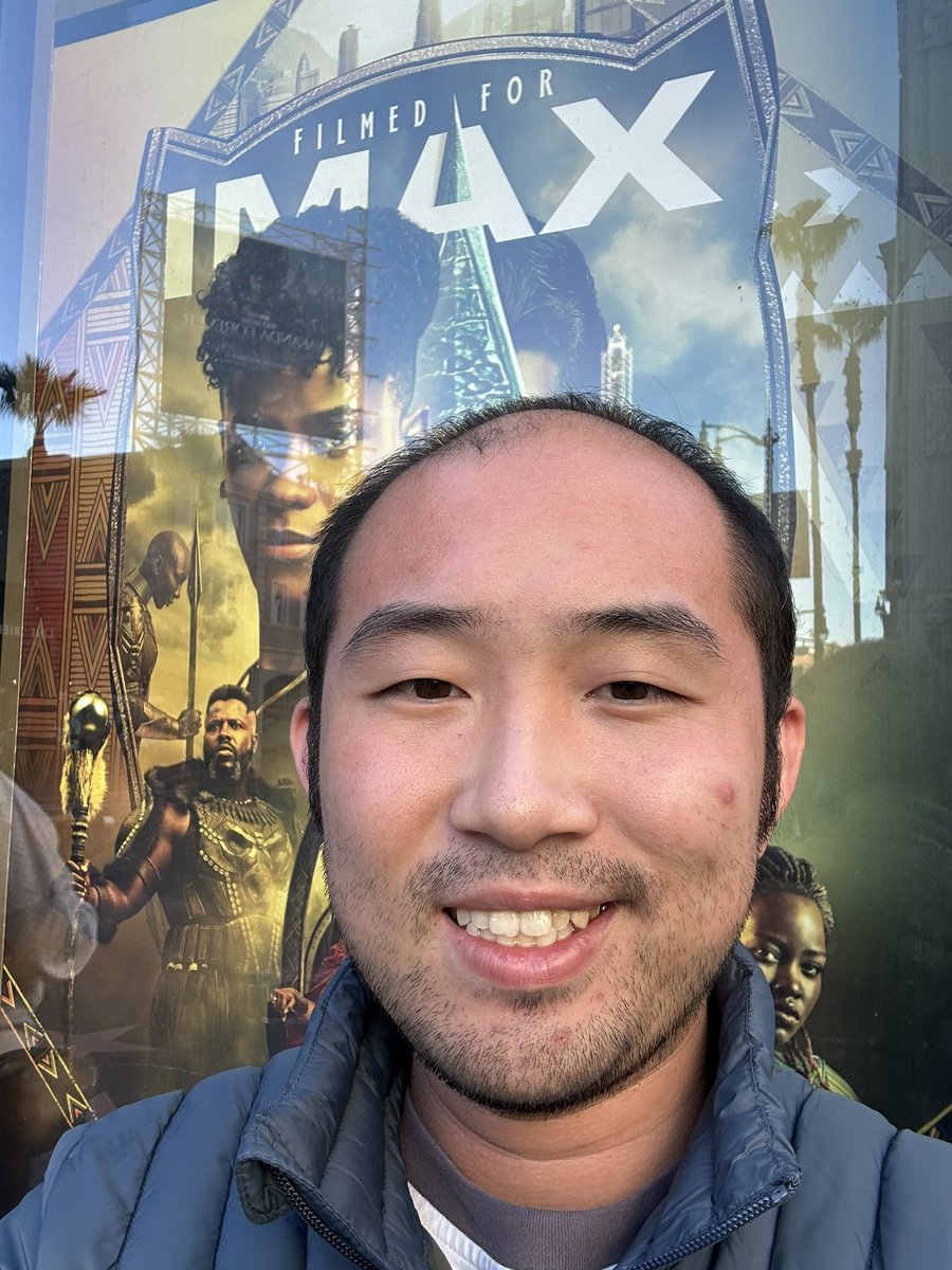 Hey <a href="/GraceRandolph/">Grace Randolph</a>! Just outside the <a href="/ChineseTheatres/">TCL Chinese Theatres</a> for a 3 o’clock showing! #BlackPanther2