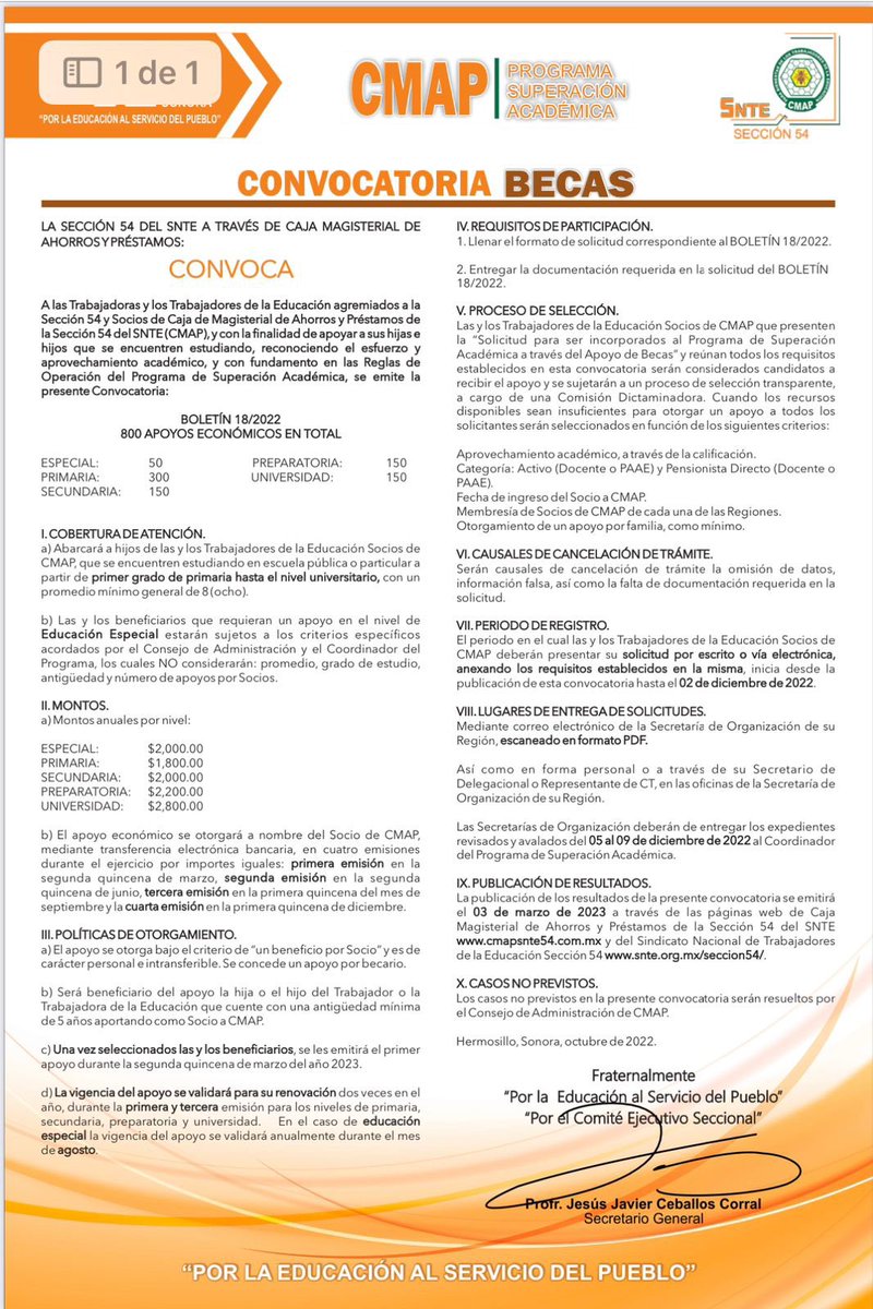 SNTE54mx's tweet photo. 👉🏻¿Ya tienes la información para accesar a la convocatoria del Programa de Superación Académica ofrece Caja Magisterial de Ahorros y Préstamos (CMAP)? 

Descarga la convocatoria y la solicitud aquí:
https://t.co/N4hzH4f0MB https://t.co/ypzkJDfS3o