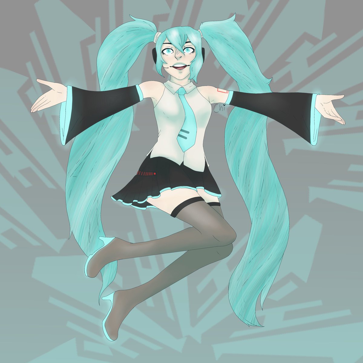 BlueberryChi3's tweet photo. IT'S A MIKU! https://t.co/JMPFG9Ju2S