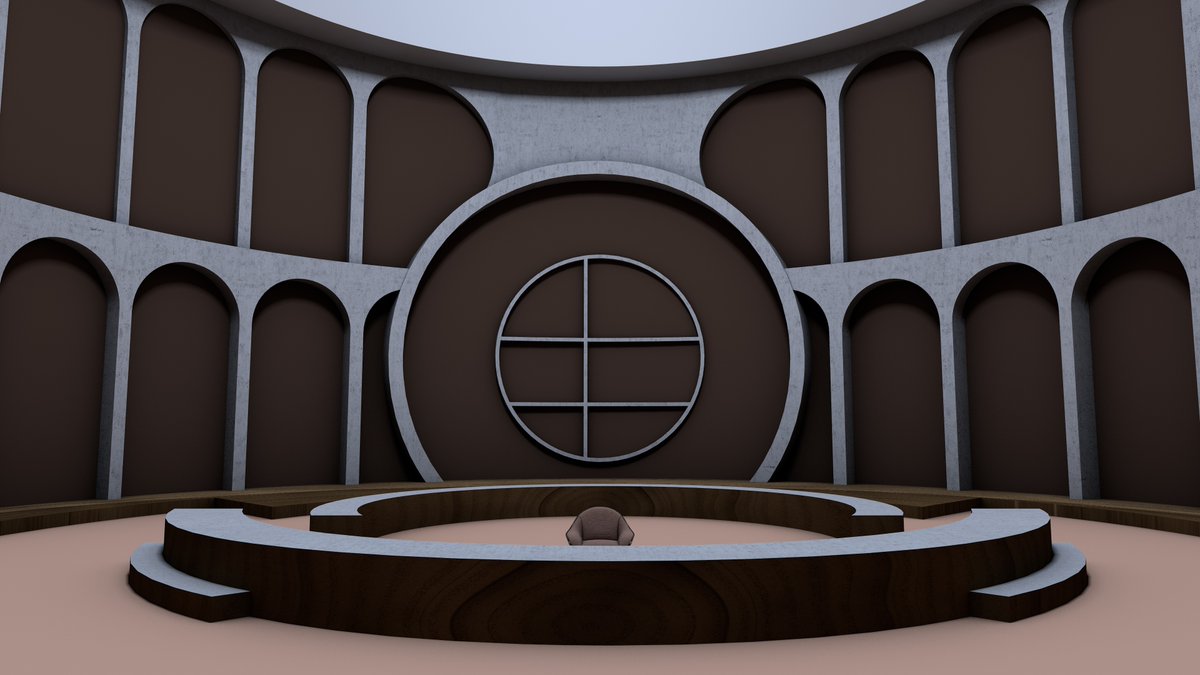 dcarinomedia's tweet photo. AI art is a tool and we should treat it as such, when you're a smaller creator or even a smaller company sometimes you just need inspiration. Here's an example of a Dall-e gen of a lobby that looking at it inspired me to make it a real 3D set. I did this within 3 hours https://t.co/hN4XugsCf4