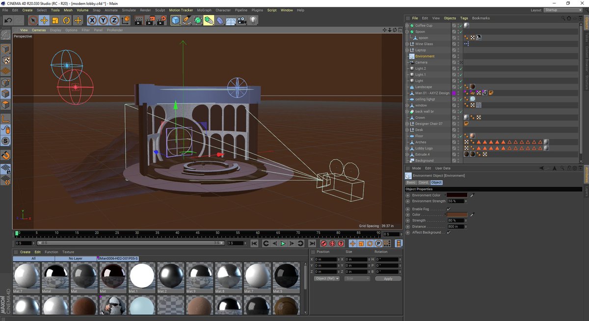 dcarinomedia's tweet photo. AI art is a tool and we should treat it as such, when you're a smaller creator or even a smaller company sometimes you just need inspiration. Here's an example of a Dall-e gen of a lobby that looking at it inspired me to make it a real 3D set. I did this within 3 hours https://t.co/hN4XugsCf4