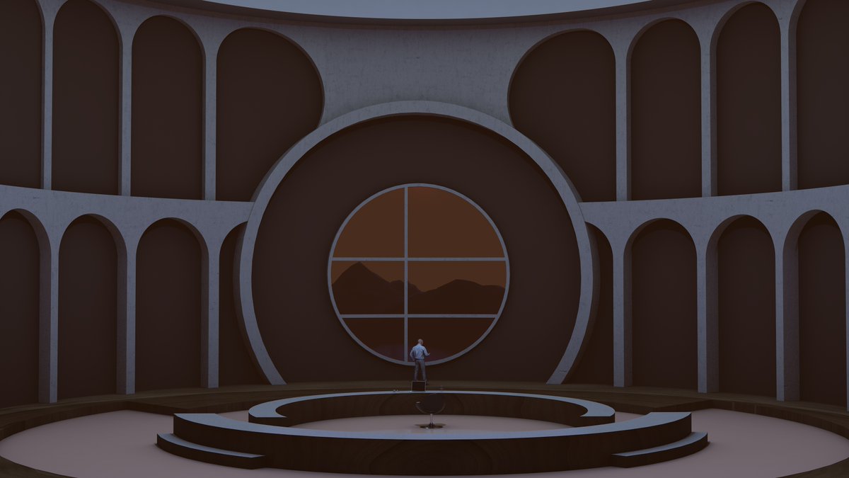 dcarinomedia's tweet photo. AI art is a tool and we should treat it as such, when you're a smaller creator or even a smaller company sometimes you just need inspiration. Here's an example of a Dall-e gen of a lobby that looking at it inspired me to make it a real 3D set. I did this within 3 hours https://t.co/hN4XugsCf4