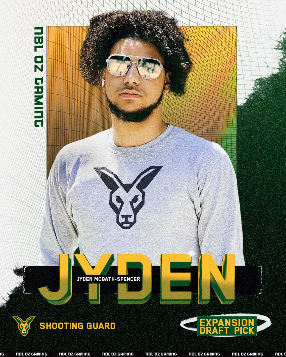 With our first pick in the <a href="/NBA2KLeague/">NBA 2K League</a> Expansion Draft, NBL Oz Gaming has selected shooting guard Jyden (@JydenMS) ✅

Formerly with the Nets, Jyden will form a big time back court with <a href="/RealHvzn/">Harry</a> in 2023.